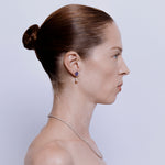 Pasha Earrings in Sapphire - 18K Solid Gold
