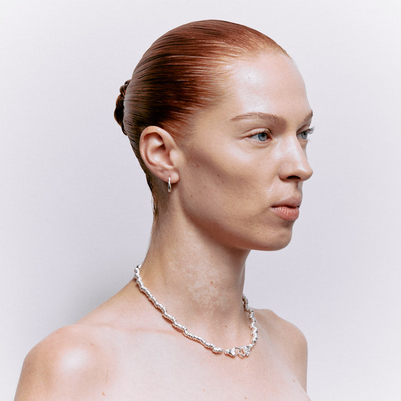 Adele Hoop Earrings - Sterling Silver