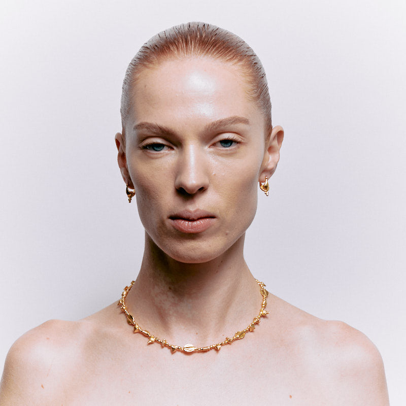 Tantour Hoops - 18K Gold Plated
