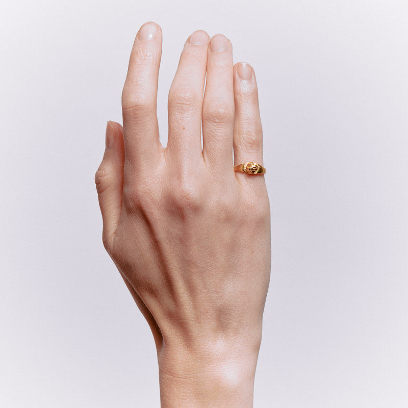 Lusignan Pinky Ring - 18K Gold Plated