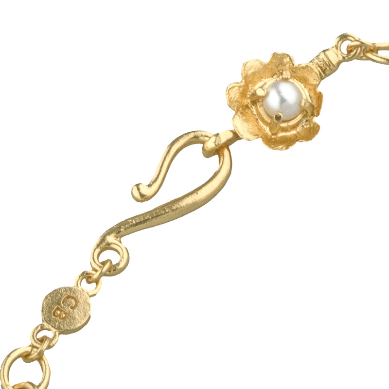 Perdita Bracelet with Pearl - 18K Gold Plated