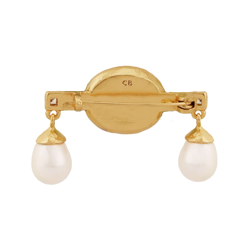Rotunda Brooch - 18K Gold Plated