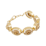 Utu Bracelet in Citrine - 18K Gold Plated