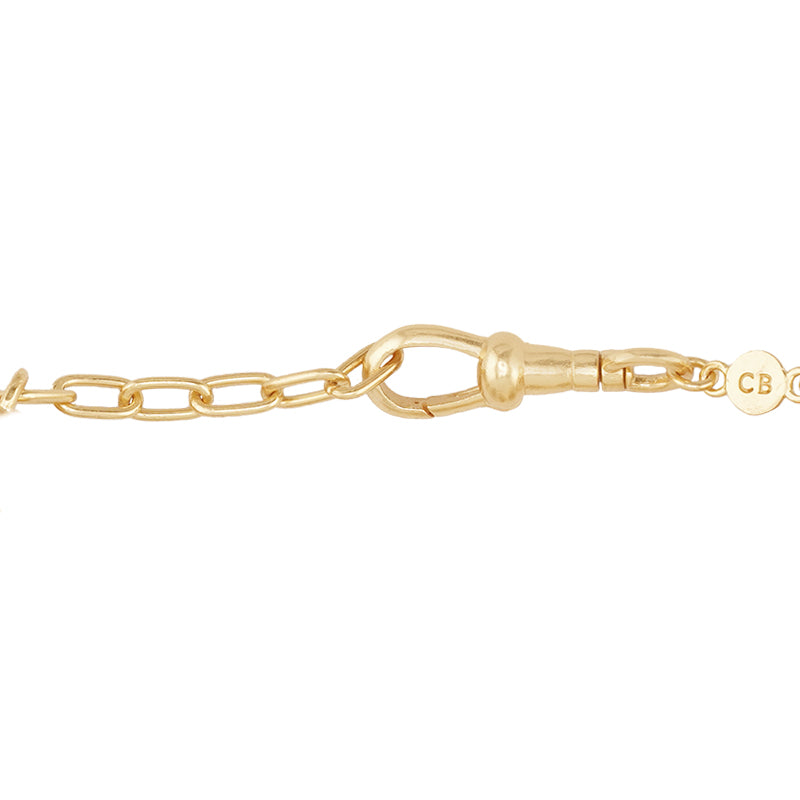 Utu Bracelet in Citrine - 18K Gold Plated