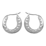 Miriam Hoops - Sterling Silver