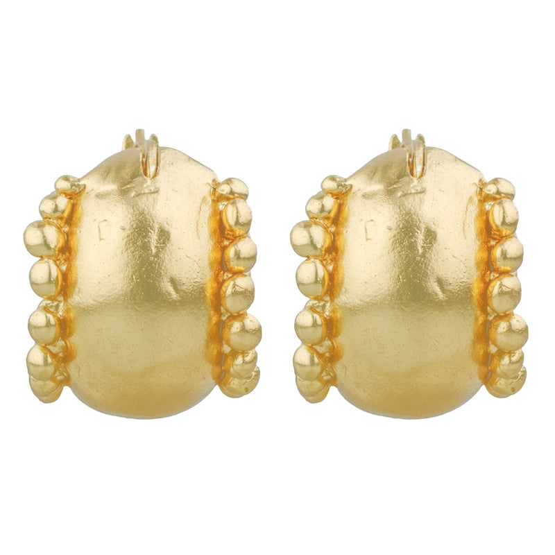 Miriam Hoops 18K Gold Plated - Main Image