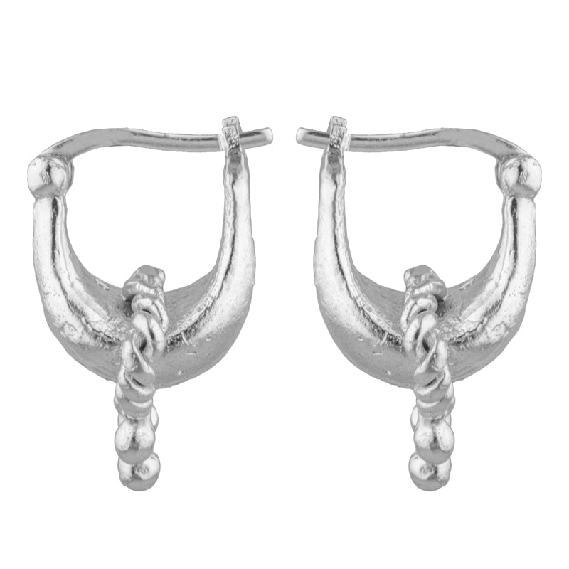 Tantour Hoops - Sterling Silver