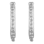Angelica Hoops Large - Sterling Silver