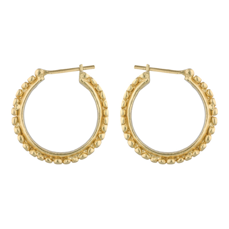 Angelica Hoops Large - 18K Gold Plated