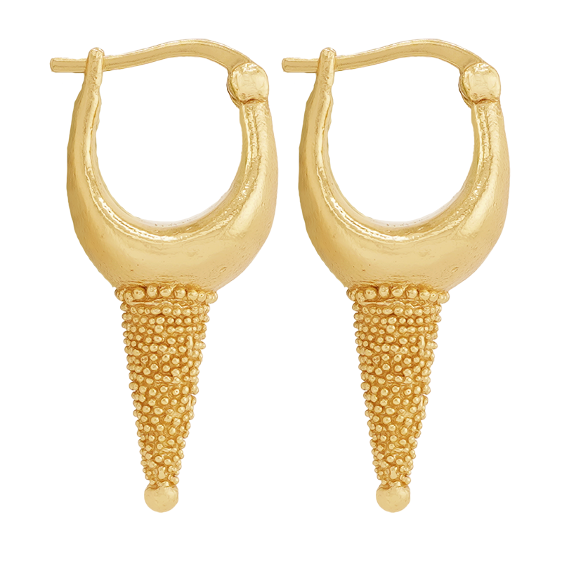 Columna Hoops - 18K Gold Plated