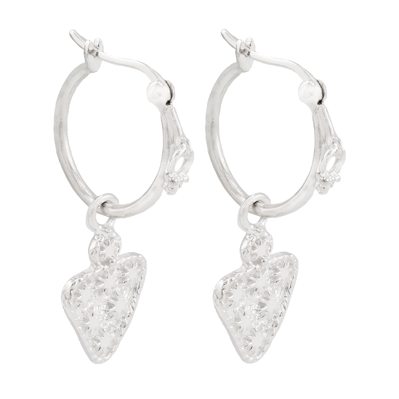 Kadi Hoops - Sterling Silver