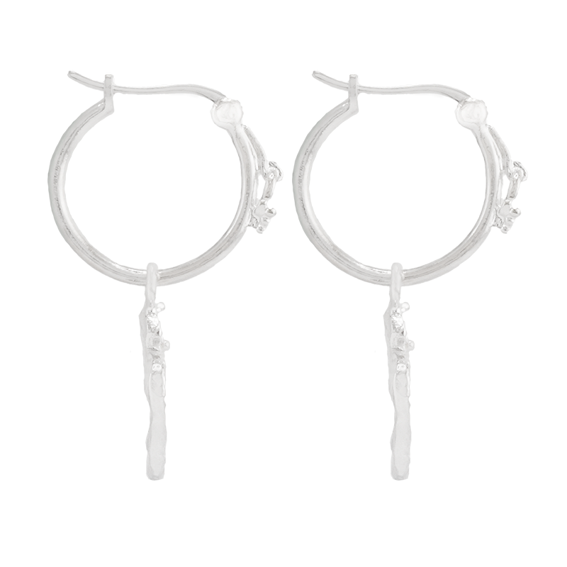 Kadi Hoops - Sterling Silver
