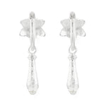 Rosette Earrings in Lapis and Pearl - Sterling Silver