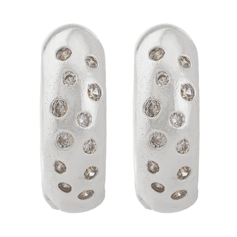 Fratelli Hoop Earrings - Sterling Silver