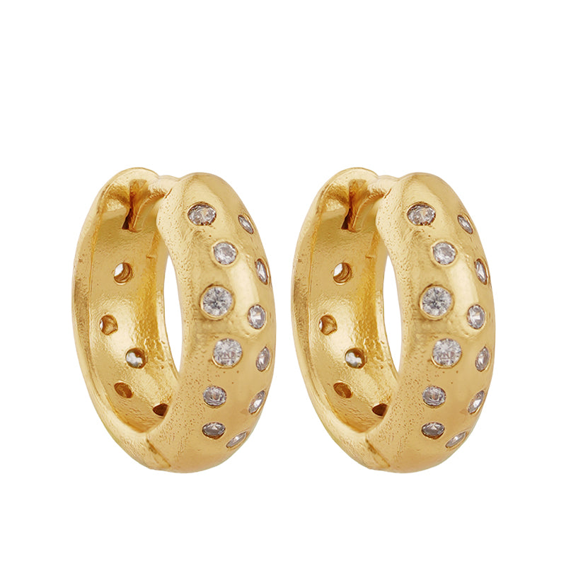 Fratelli Hoop Earrings - 18K Gold Plated