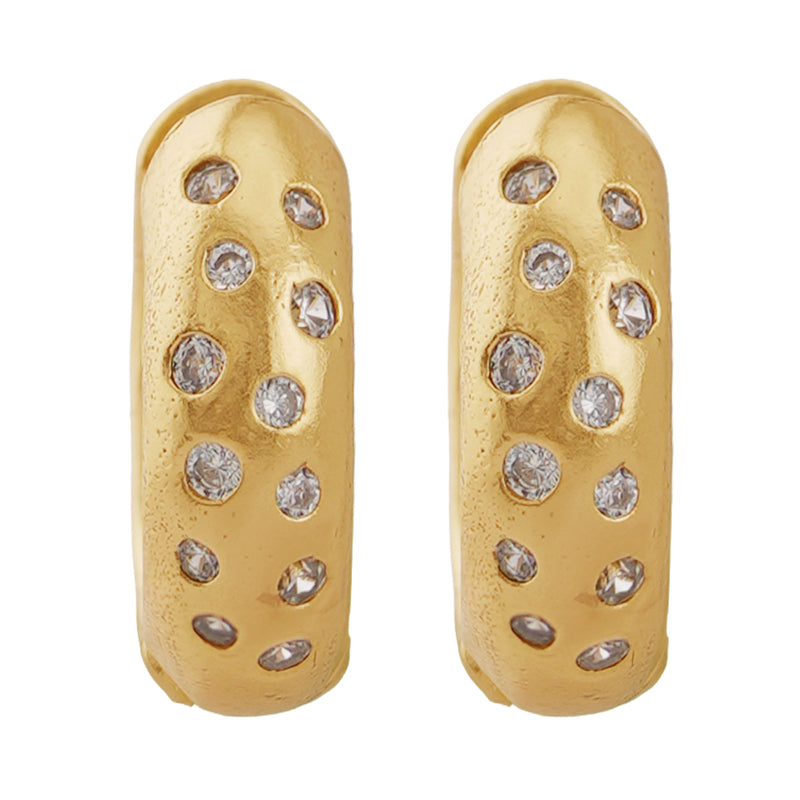 Fratelli Hoop Earrings - 18K Gold Plated