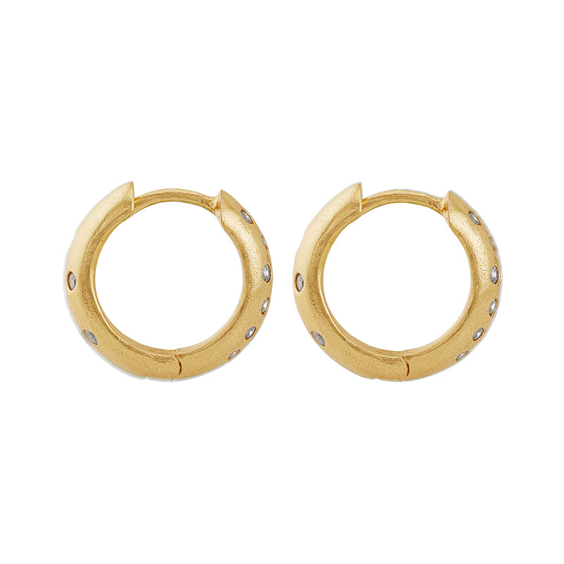 Fratelli Hoop Earrings - 18K Gold Plated