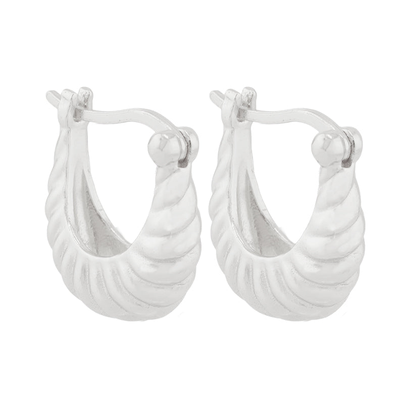 Marlborough Hoops - Sterling Silver