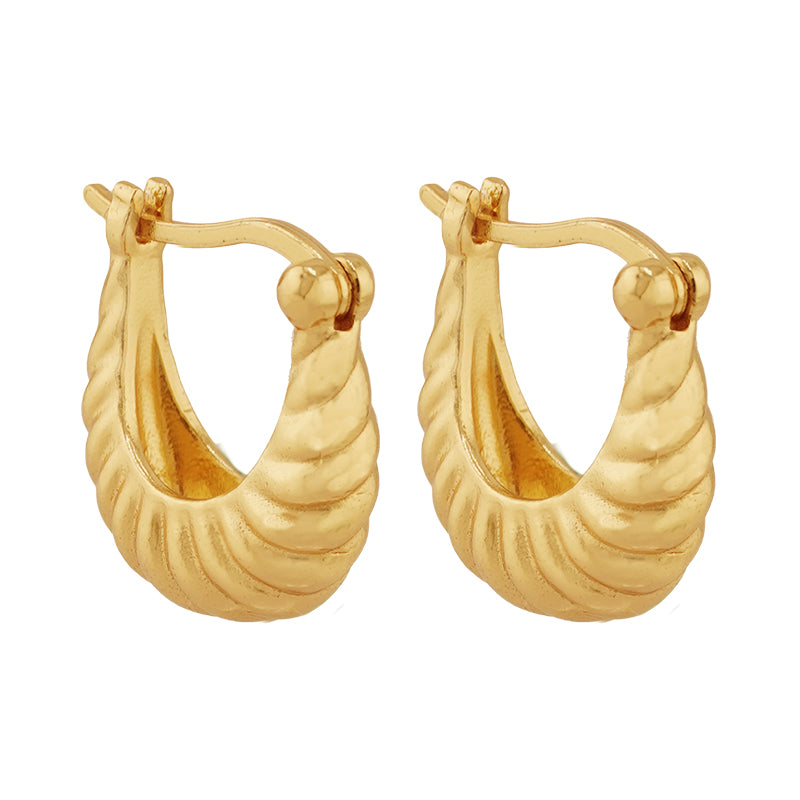 Marlborough Hoops - 18K Gold Plated