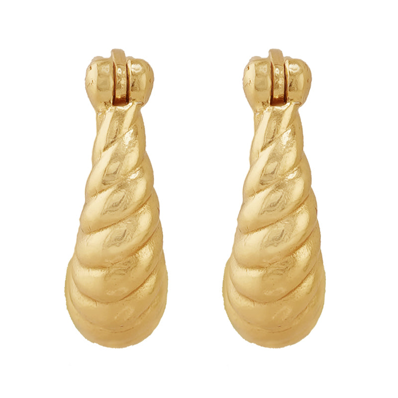 Marlborough Hoops - 18K Gold Plated