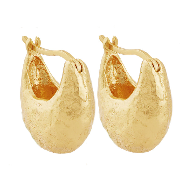 Kanda Hoop Earrings - 18K Gold Plated