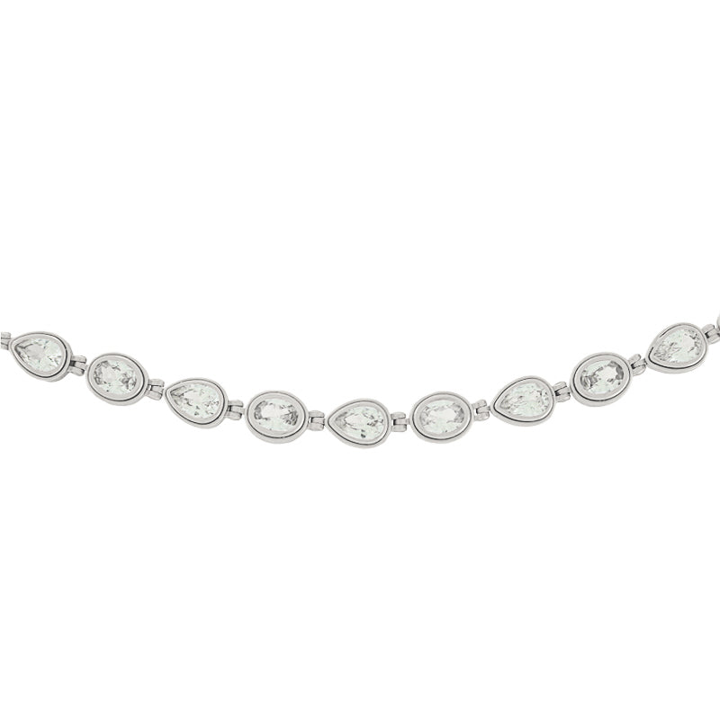 Alembic Necklace in Zircon - Sterling Silver