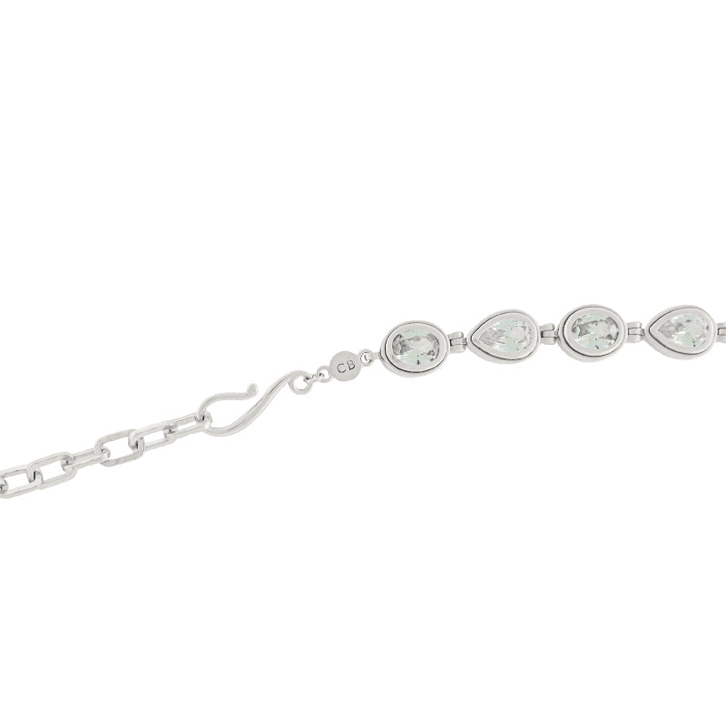 Alembic Necklace in Zircon - Sterling Silver