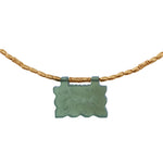 Nanshe Necklace in Jade - 18K Gold Plated
