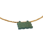 Nanshe Necklace in Jade - 18K Gold Plated