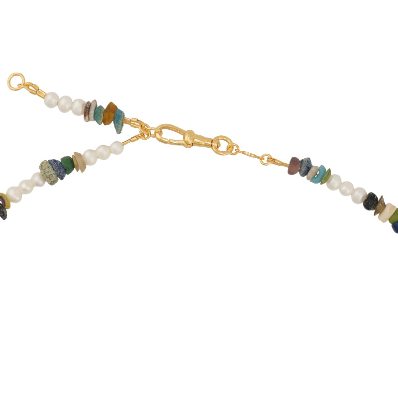Khalili Necklace with Pearl - 18K Gold Plated