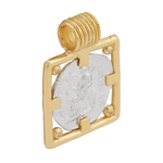 Sella Pendant with Cubic Zirconia - 18K Gold Plated