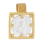 Sella Pendant with Cubic Zirconia - 18K Gold Plated