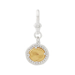 Lugarni Charm Pendant with Zircon - 18K Gold Plated