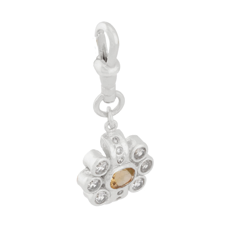 Ki Pendant in Citrine - Sterling Silver