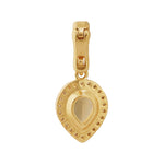 Columbia Charm Pendant in Citrine - 18K Gold Plated