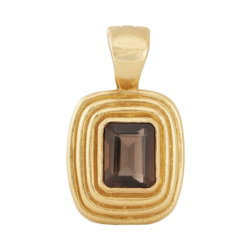 Anu Pendant in Quartz - 18K Gold Plated