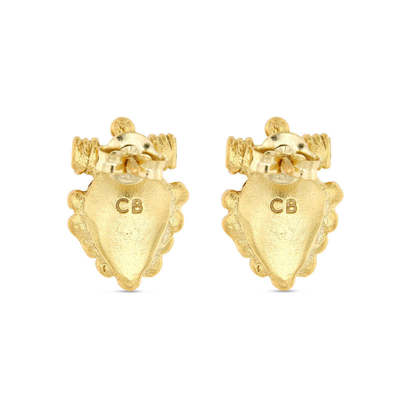 Venus Studs - Solid Gold