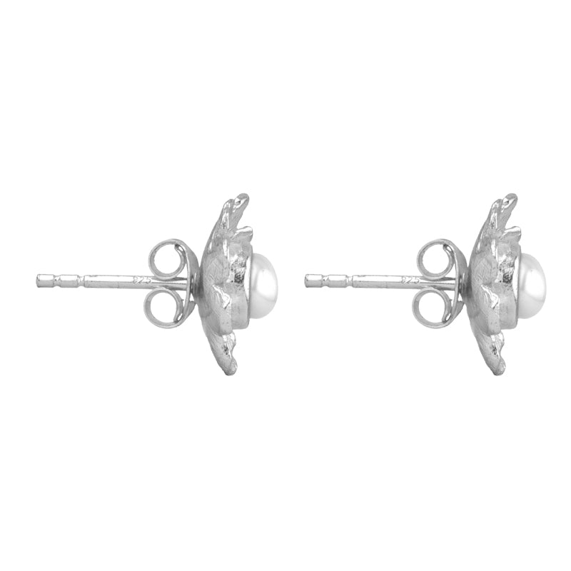 Perdita Studs with Pearl - Sterling Silver
