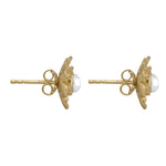 Perdita Studs with Pearl - 18K Gold Plated