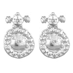 Gorgoneion Akritis Earrings - Sterling Silver