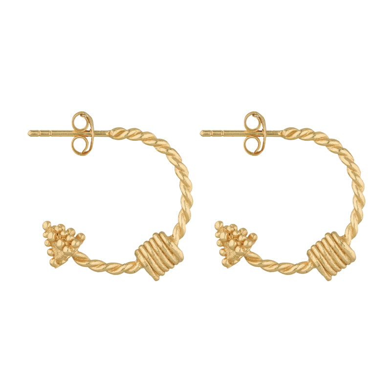 Pizan Earrings - 18K Gold Plated