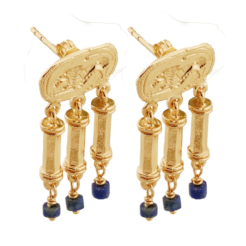 Canossa Earrings - 18K Gold Plated