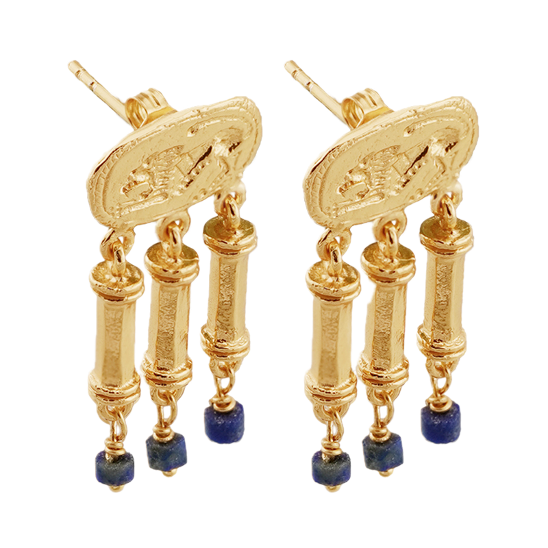 Canossa Earrings - 18K Gold Plated