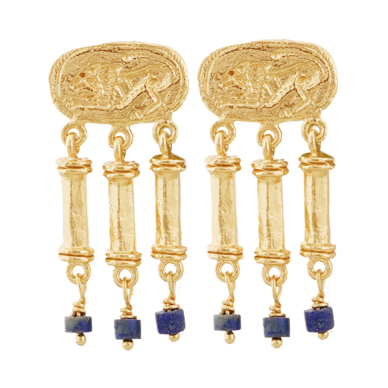 Canossa Earrings - 18K Gold Plated