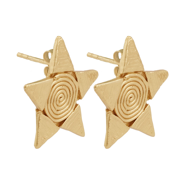 Lucretia Studs - 18K Gold Plated