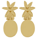 Mercurius Earrings in Resin - 18K Gold Plated