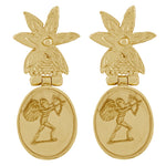 Mercurius Earrings in Resin - 18K Gold Plated