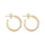 Gorgoneion Seal Hoops - 24K Vermeil