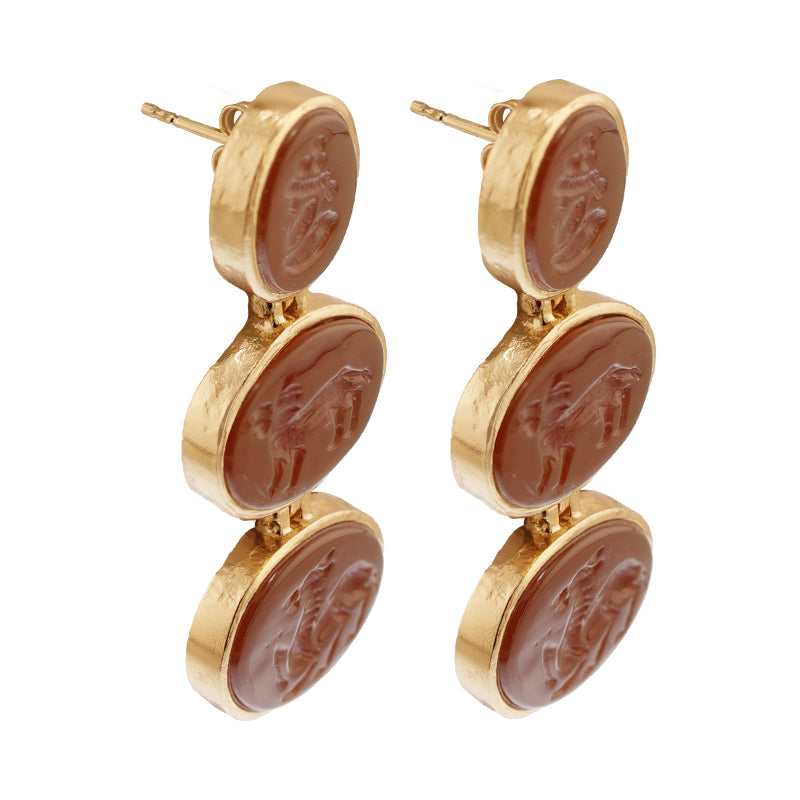 Cornelia Earrings - 18K Gold Plated