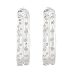 Gracchi Hoop Earrings - Sterling Silver